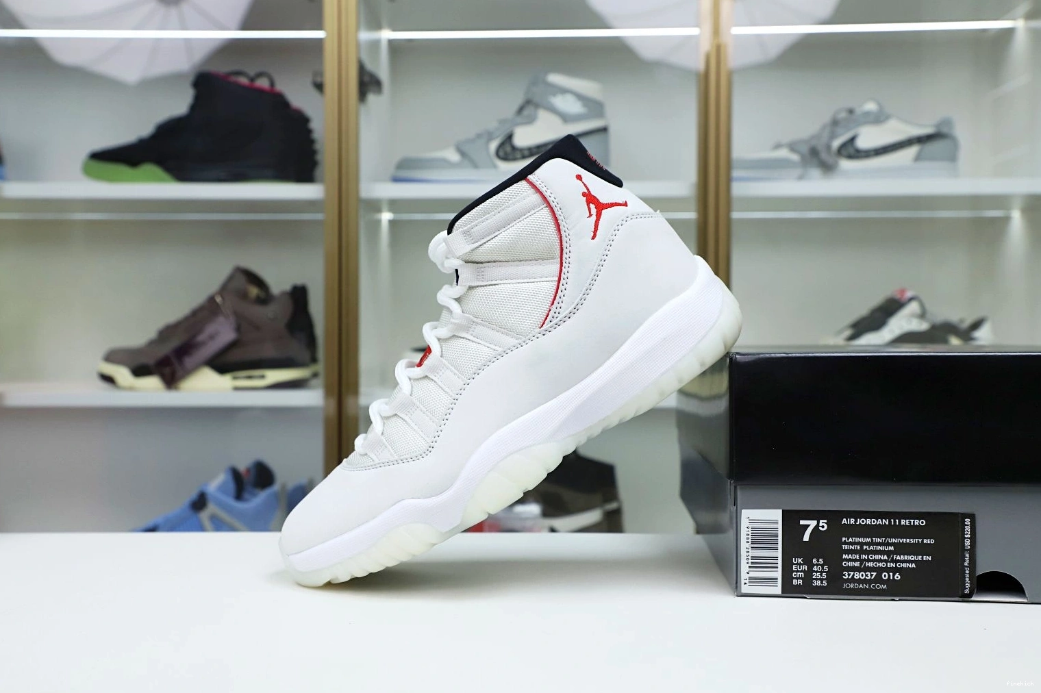 RETRO AIR XI TINT 11 PLATINUM JORDAN 1217